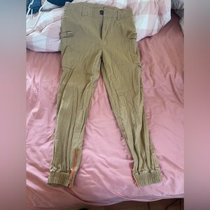 Khaki cargo pants